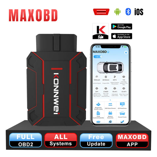 2026  MAXOBD Car OBDII Fault Diagnostic Tool Full System Deep Scan Bluetooth Connection OBD2 Scan Tool