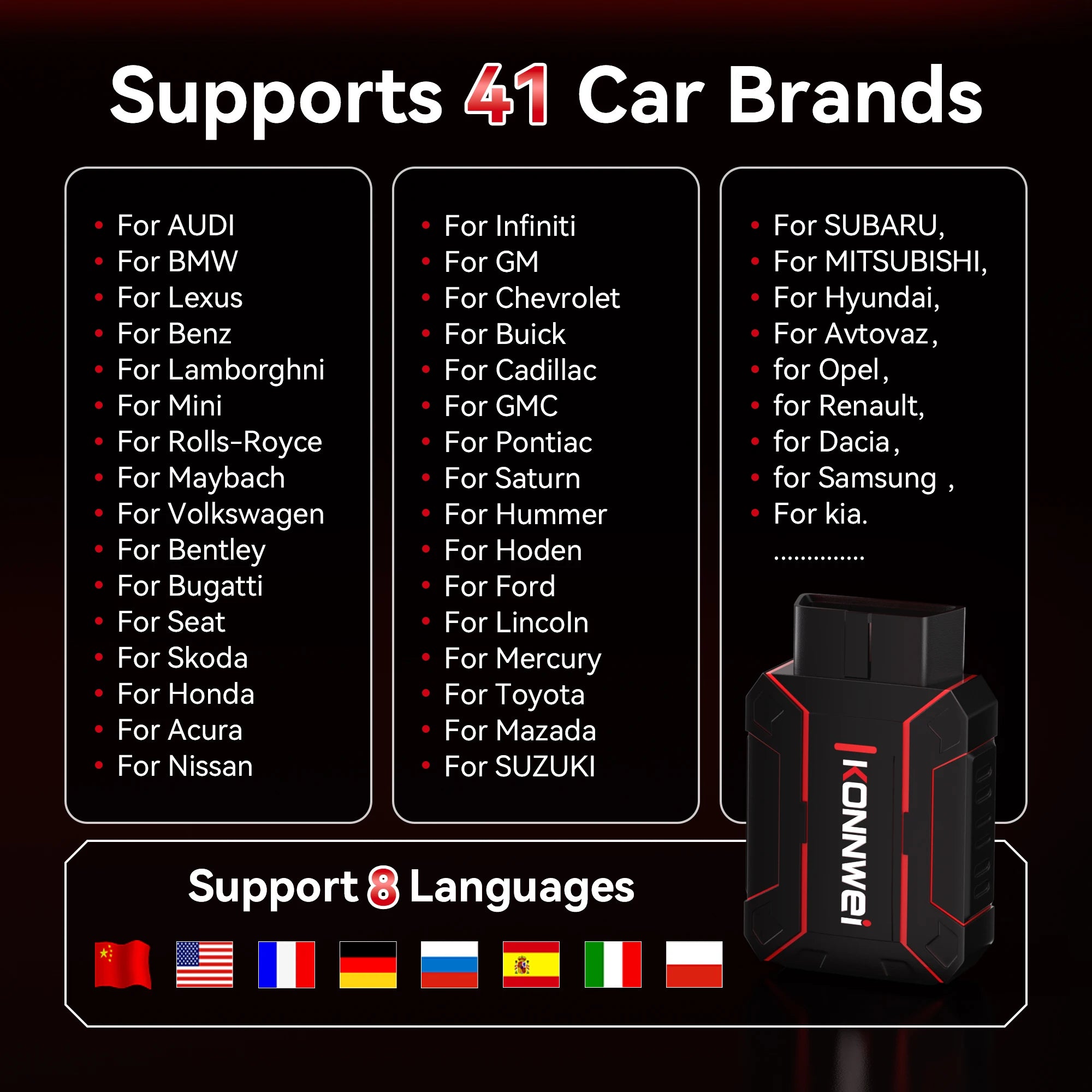 2026  MAXOBD Car OBDII Fault Diagnostic Tool Full System Deep Scan Bluetooth Connection OBD2 Scan Tool